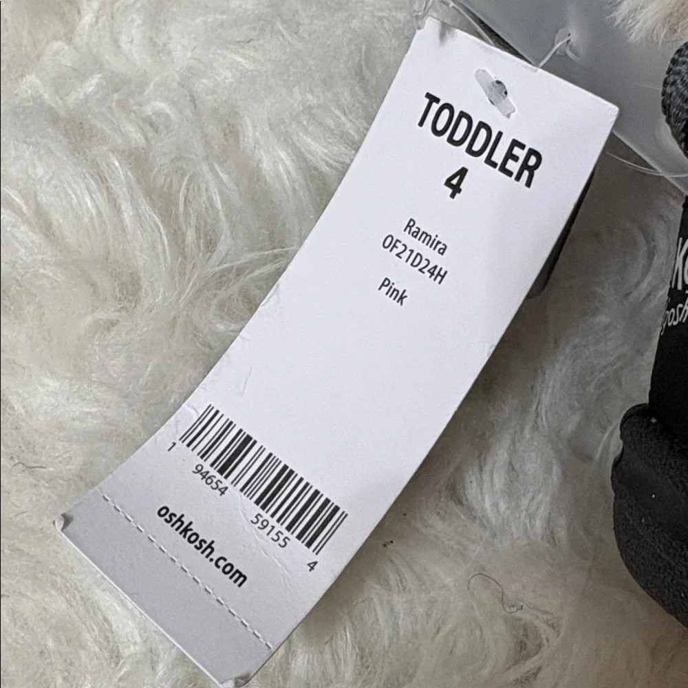 NWT Osh Kosh B’Gosh Pink Ramira Toddler Size 4 Boots
